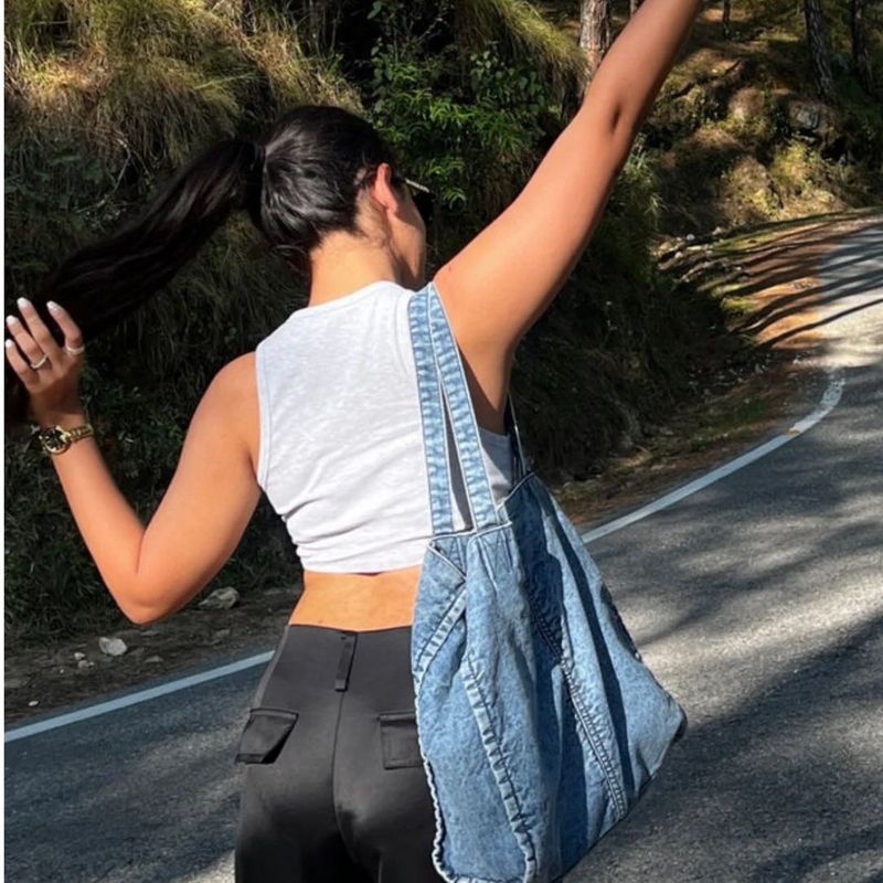 Denim Tote Bag