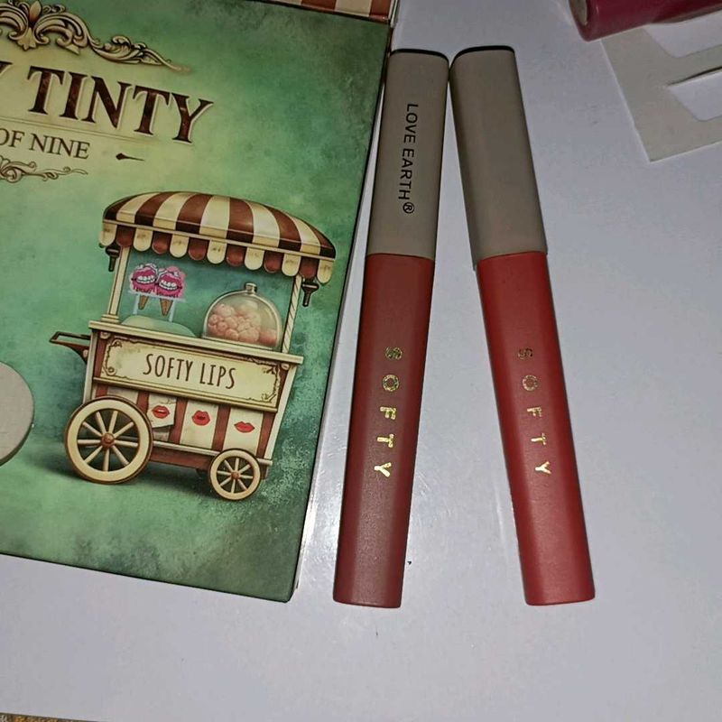 LOVE EARTH Soft Tinty Lip Gloss Set