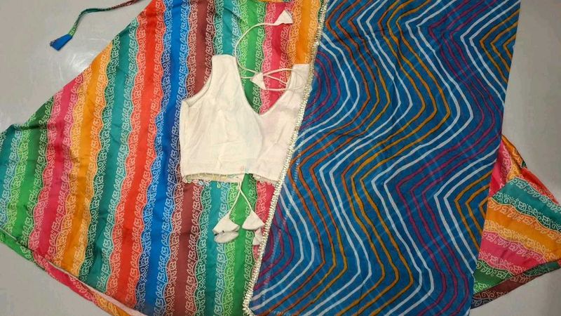 Rainbow Lehenga Choli Set
