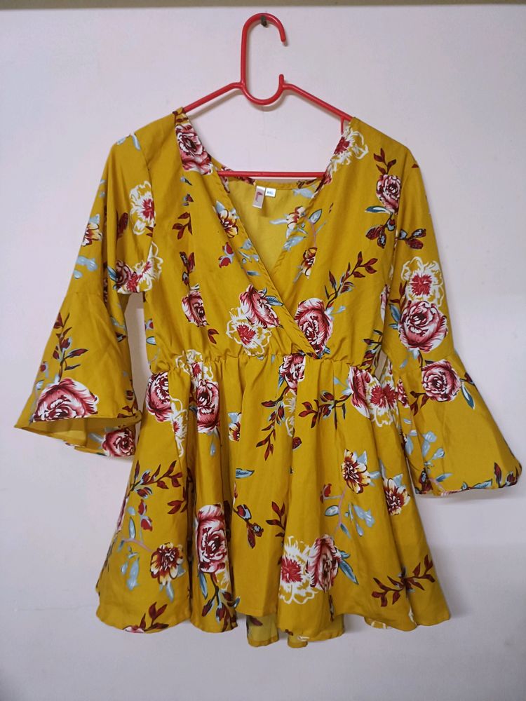 Beautiful Yellow Colour Top