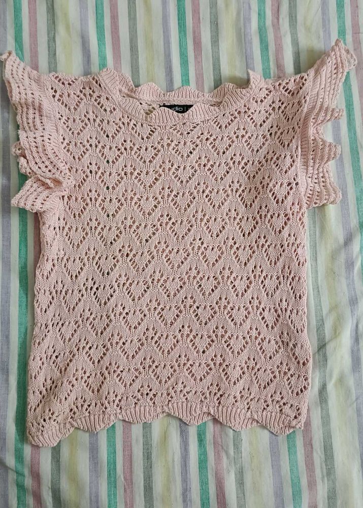 Pink knit top💗
