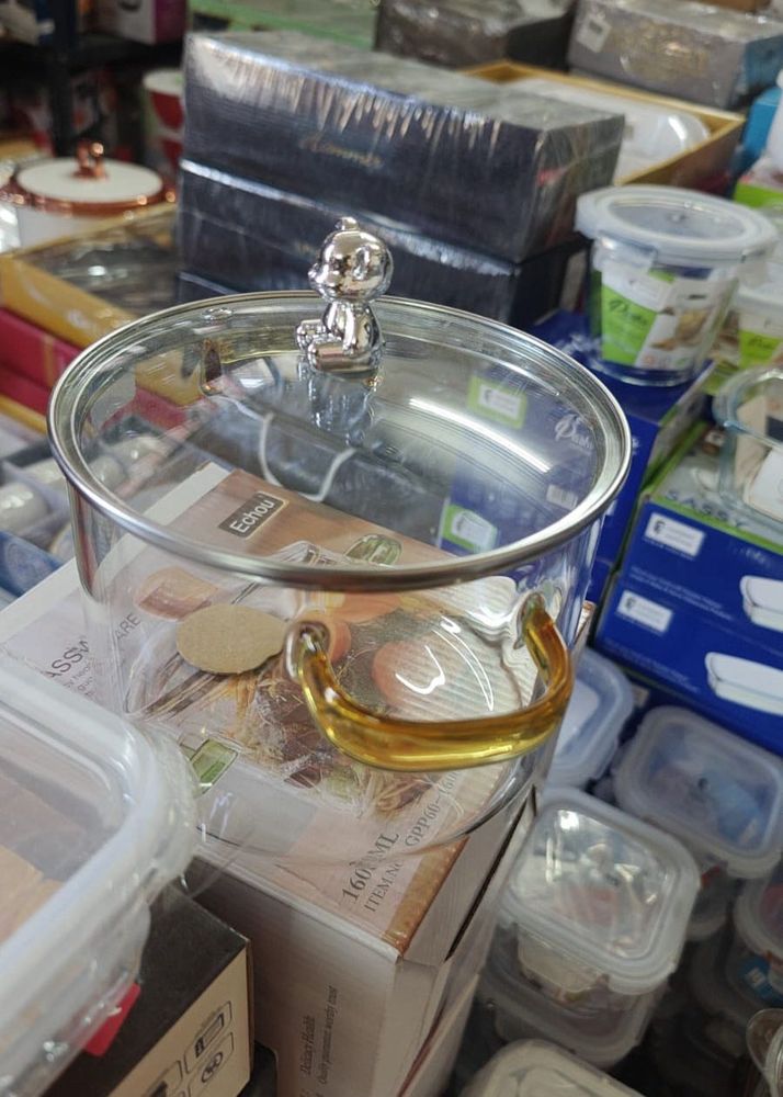 Online Very Costly -Glass Cooking And Serving Bowl