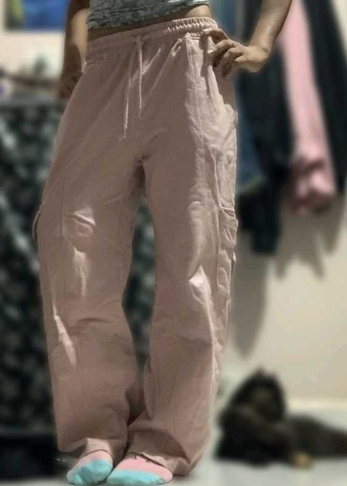 Pink Cargo baggy Pants