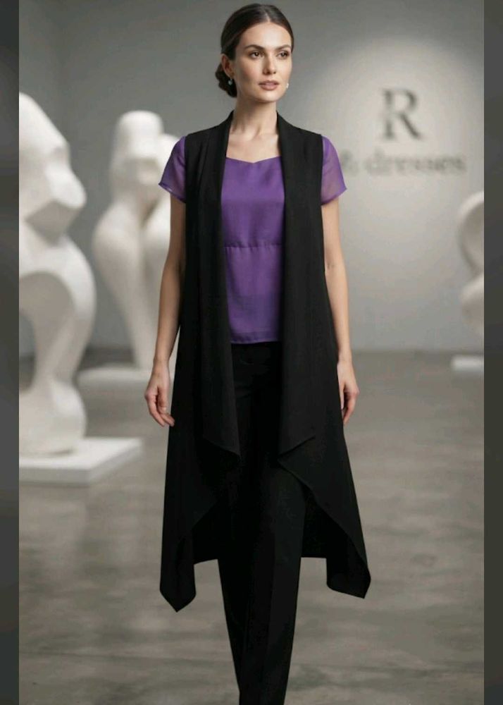 Sculptural Sophistication: The Black &amp; Purple Edit