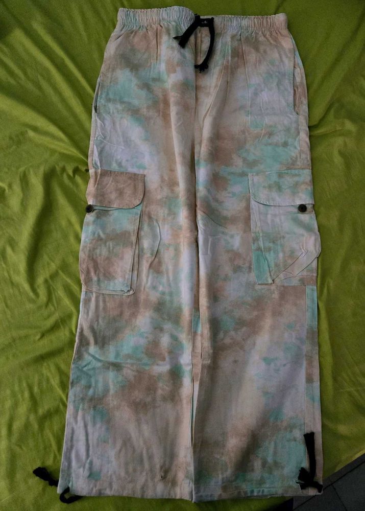 S.E.E.D.S Tie-Dye Utility Cargo Trousers