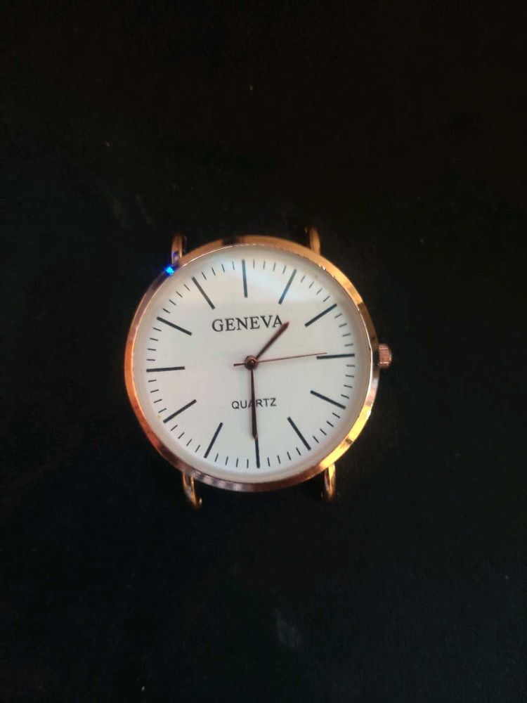 Geneva Quartz Rose Gold Watch