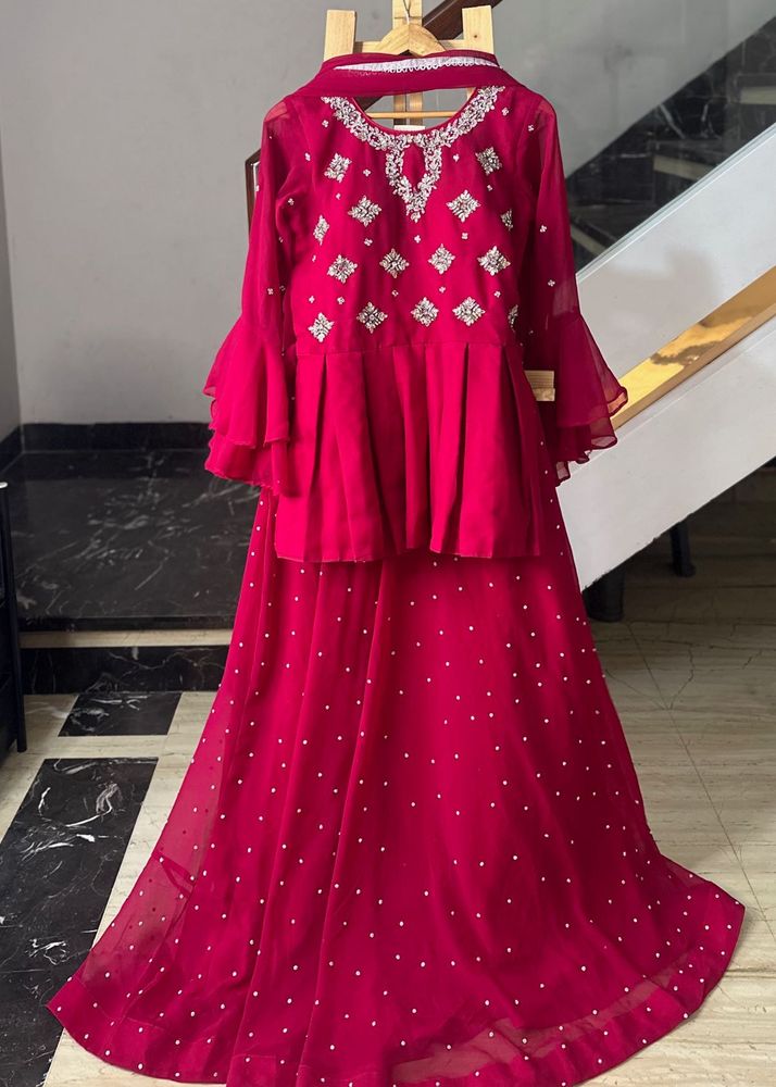 Stunning Magenta Lehenga Choli