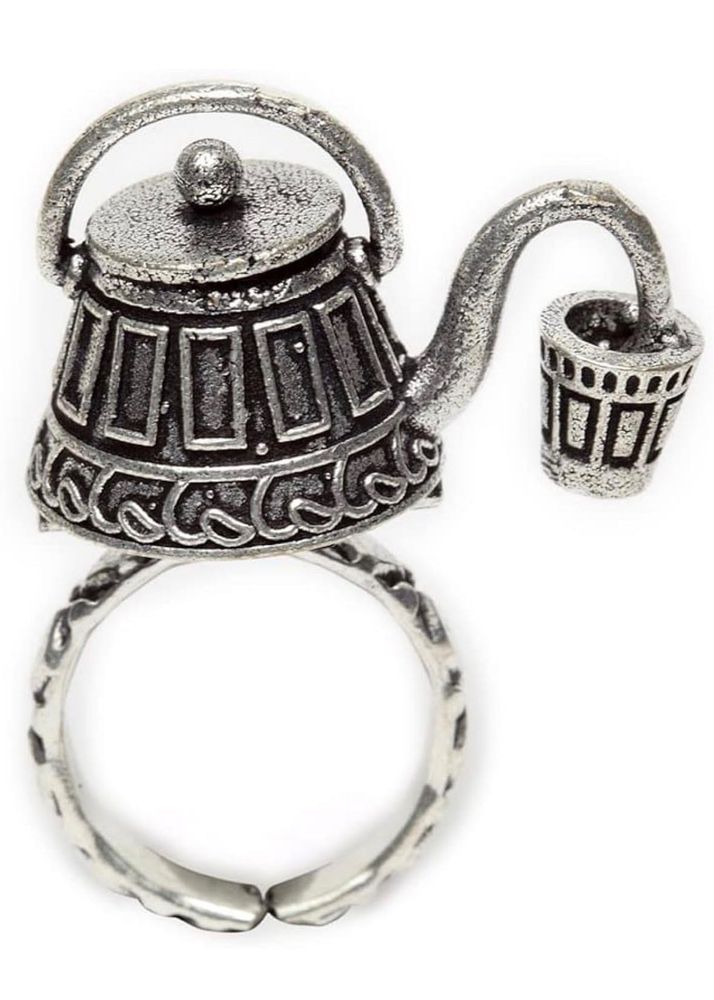 Unique Kettle Design Ring
