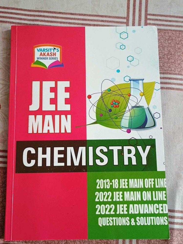 JEE Main Chemistry, Phy And Math Books