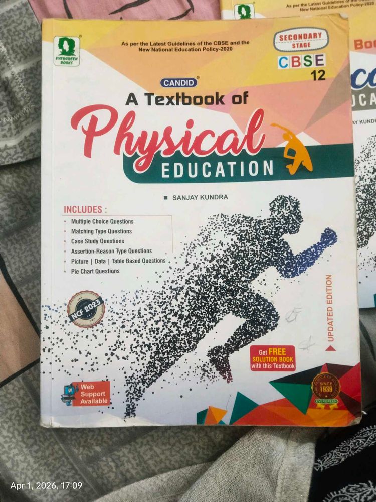 Candid Textbook of Physical Education for Class 12
