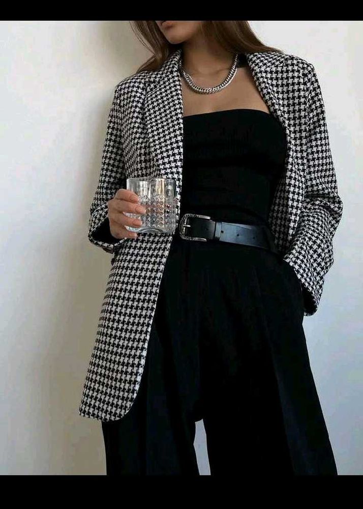 Houndstooth Blazer
