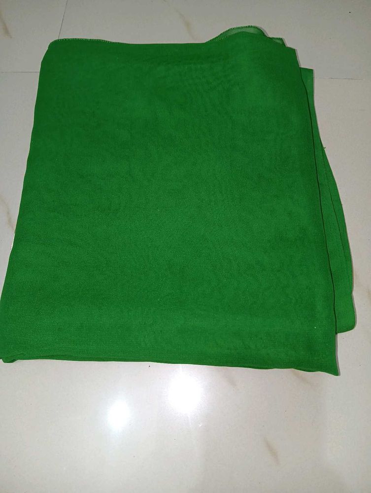 Green Saree ( Plain)