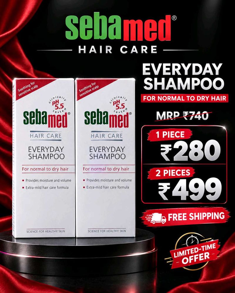 Sebamed Everyday Shampoo - 2 Piece