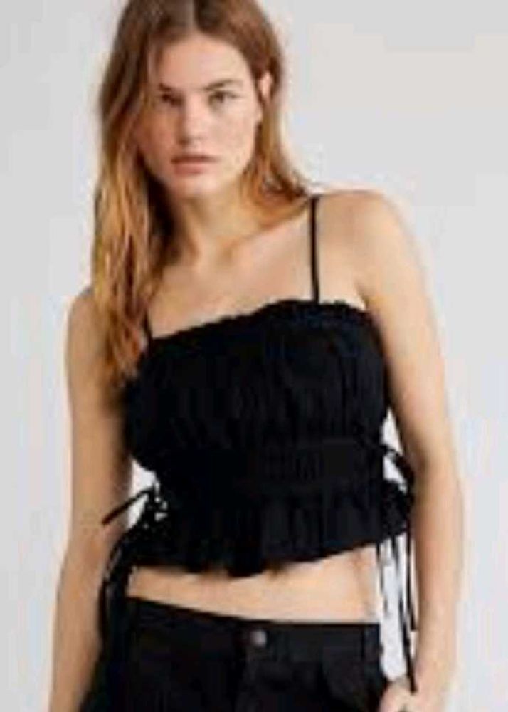 Chic Black Crop Top