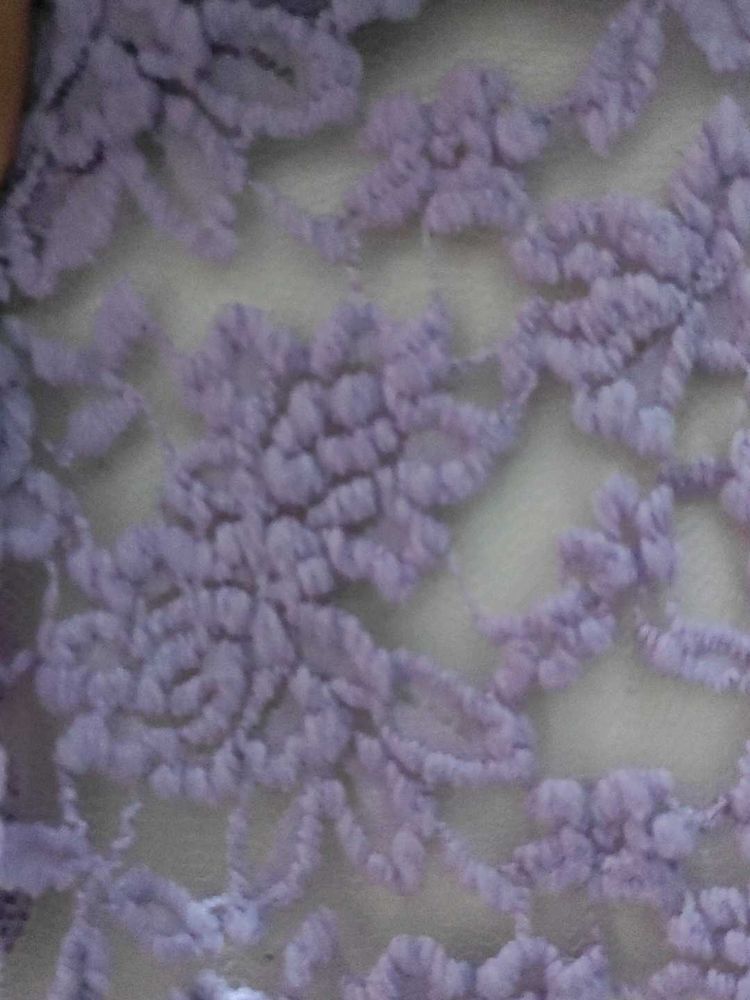 Purple Lace Floral Top