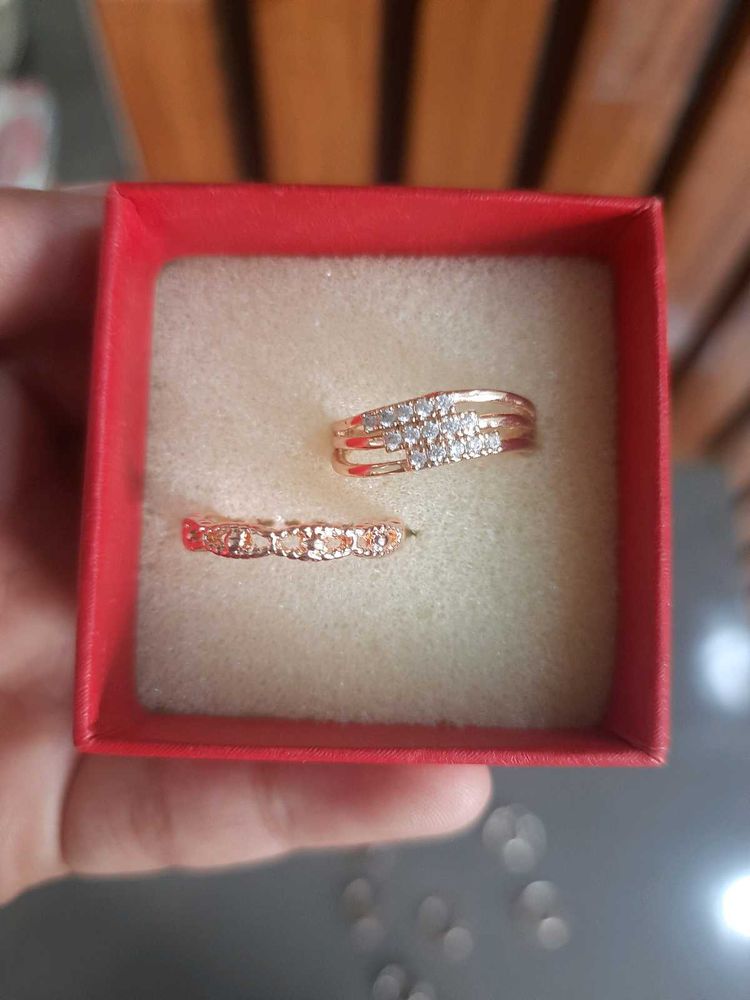 Ring Set - Rose Gold Tone - 6 Pieces