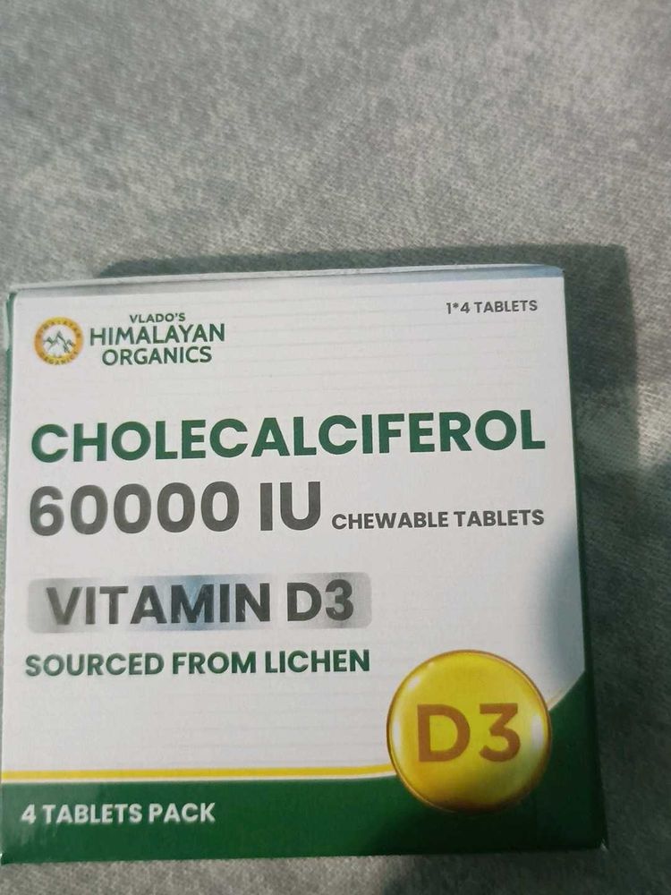 Cholecalciferol Vitamin D3 60000 IU