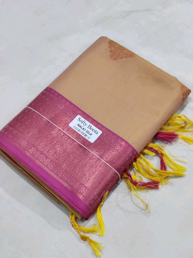 Elegant Soft Silk Allover Boota Saree
