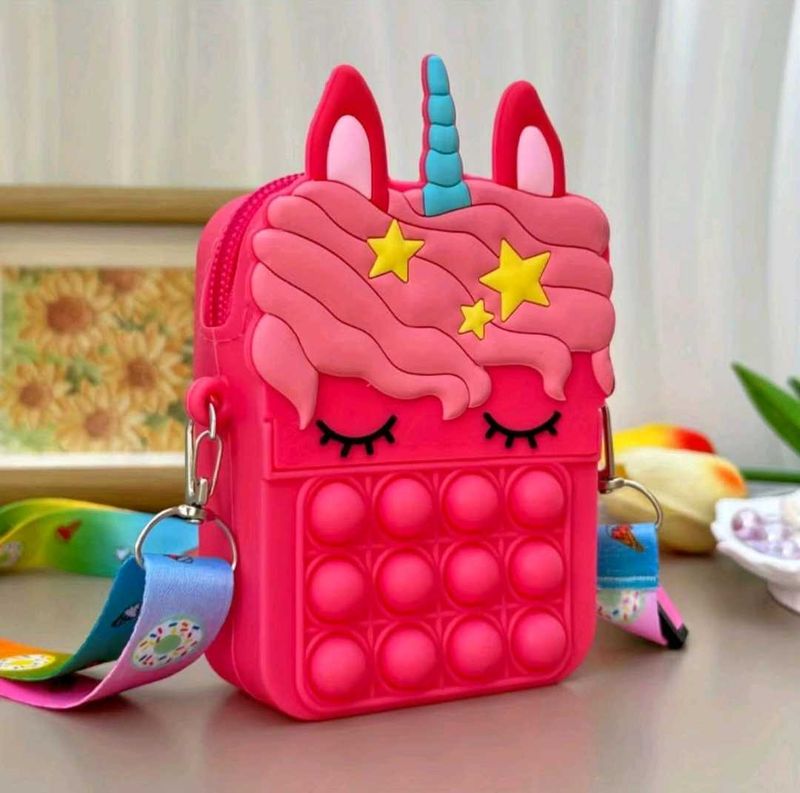 Unicorn Pop It Purse