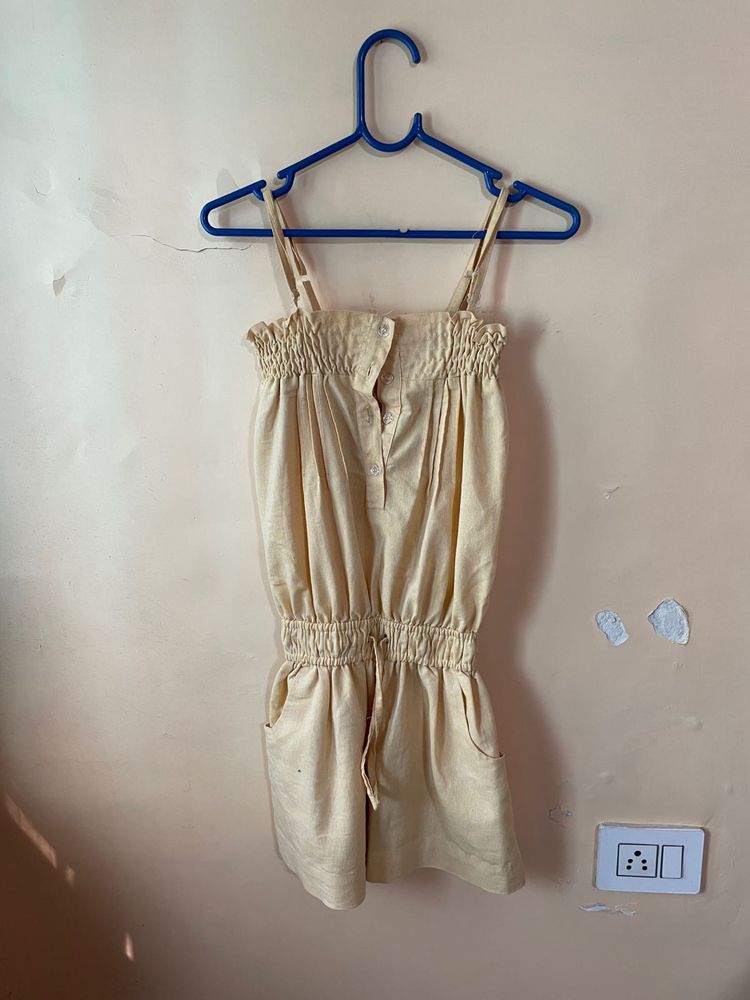 Beige Jumpsuit