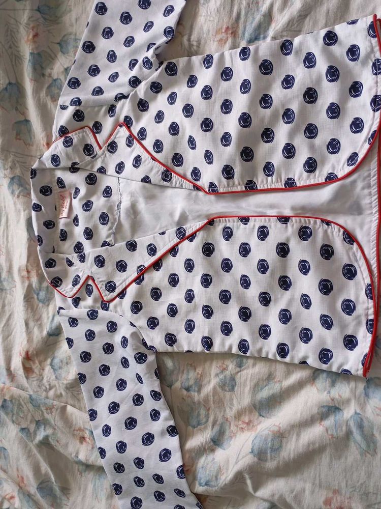 Cute Polka Dot Pajama Set