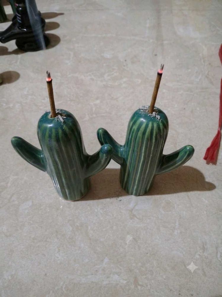 Cute Cactus Incense Holders
