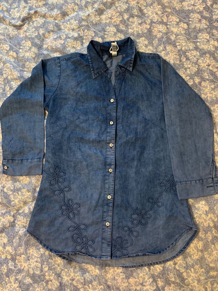Blue Denim Style Shirt