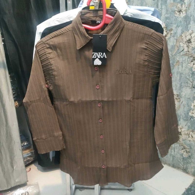 Zara Brown Shirt