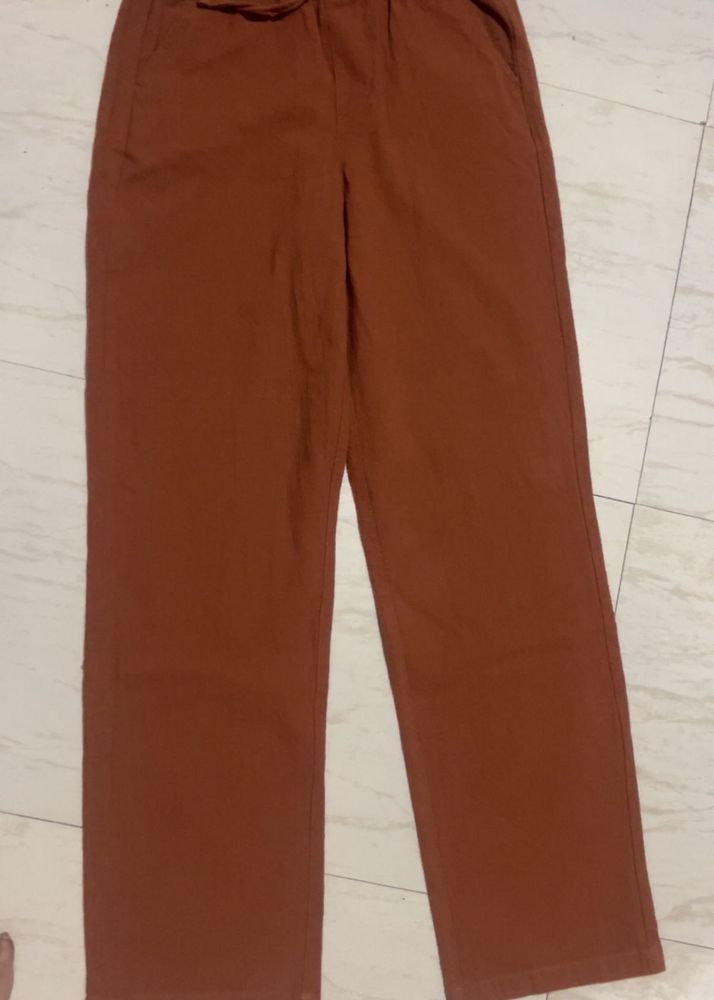 rust Casual Pants
