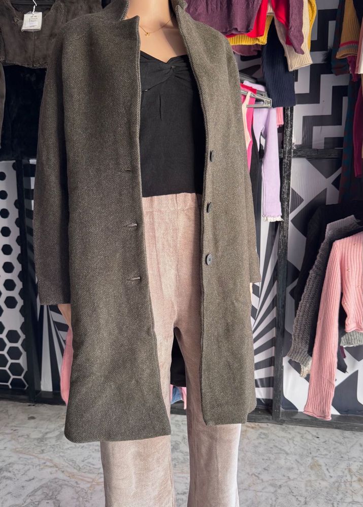 Elegant Dark Brown Coat