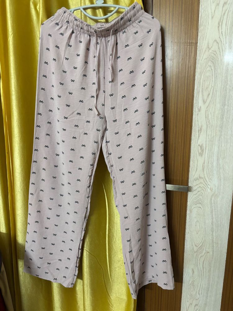 Cute Bow Pajama Pants