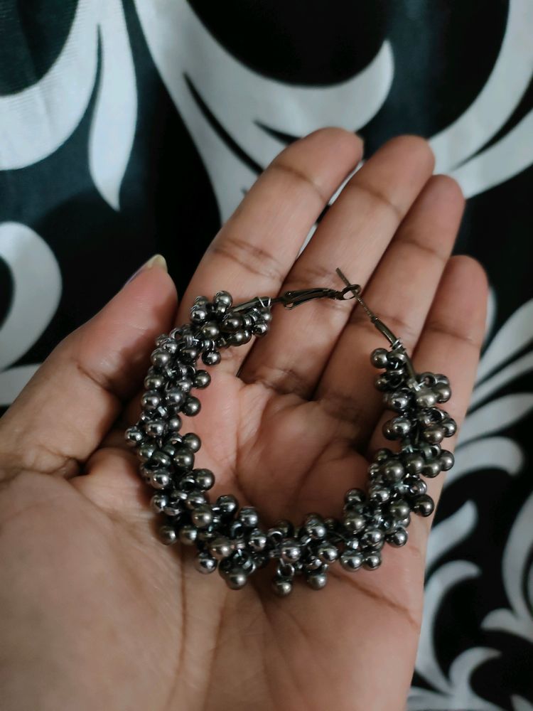 Hoop Earrings With Ghungroos