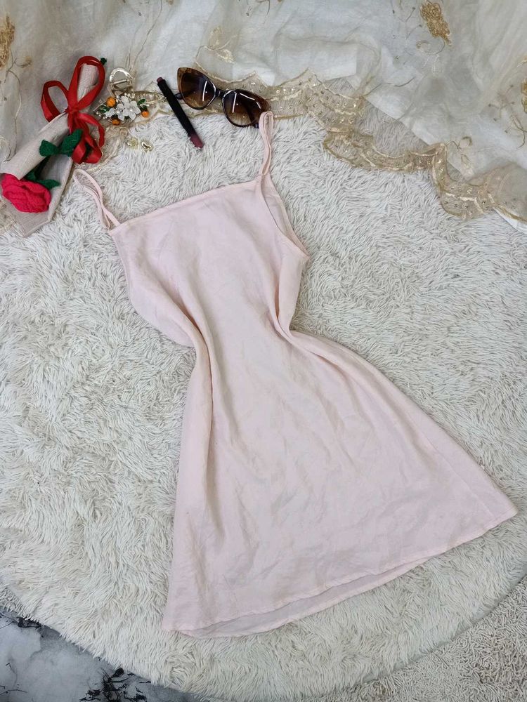 Polyester Peach Night dress