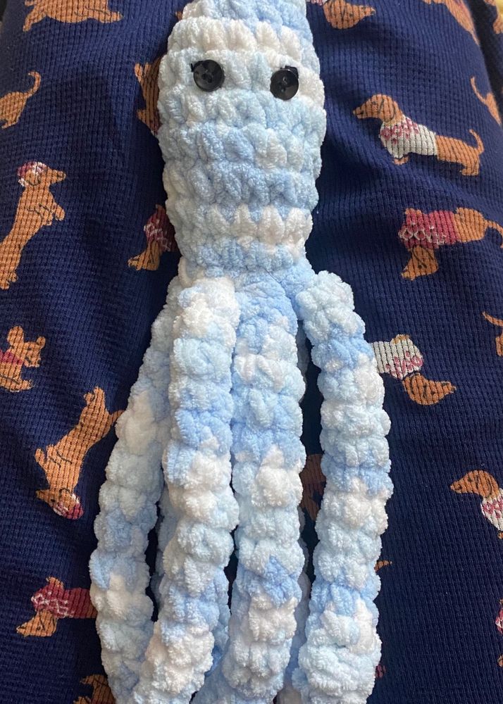 Handmade Crochet squid Plush