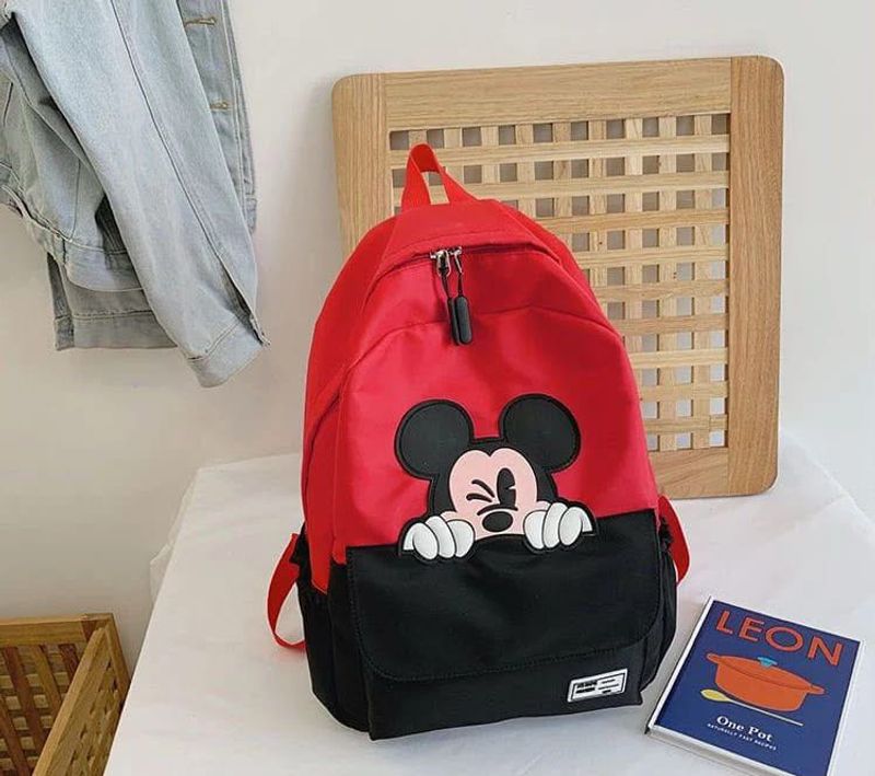 Mickey Mouse Red Backpack