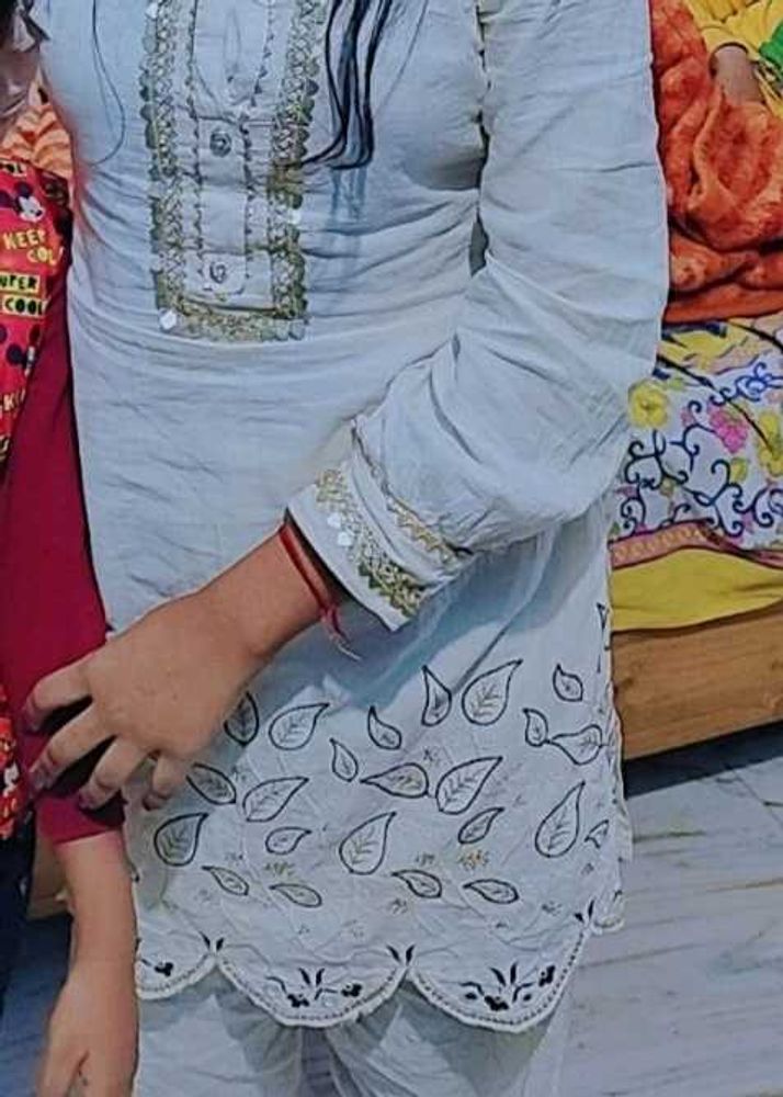 Beautiful white kurta set