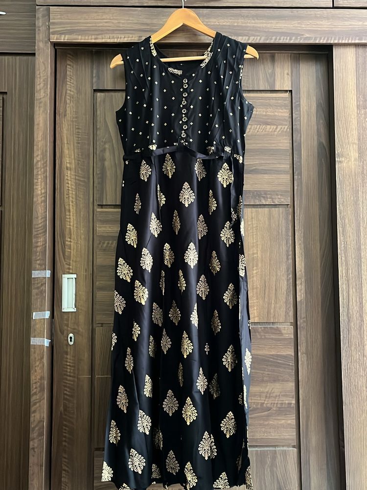 Black long gown