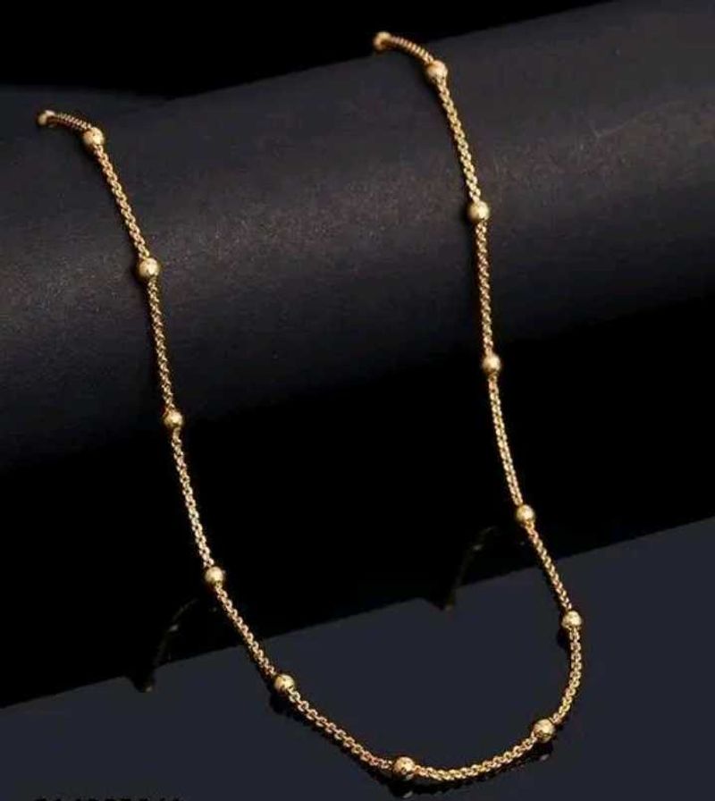 Gold Tone Chain Necklace Pack Of 2