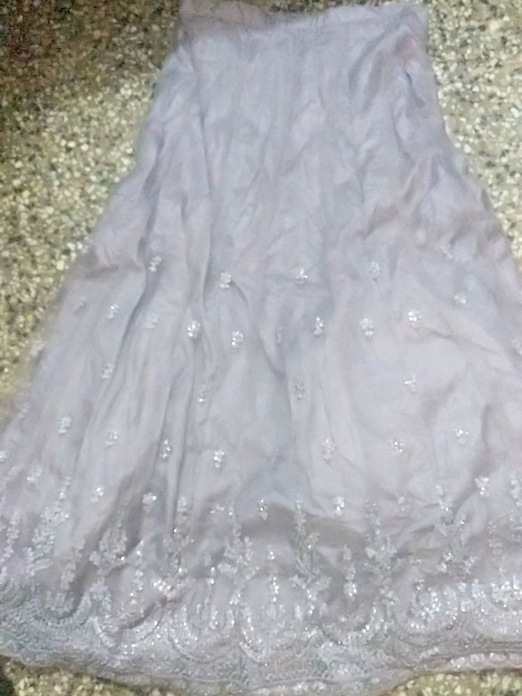 Crop Top With Lehenga