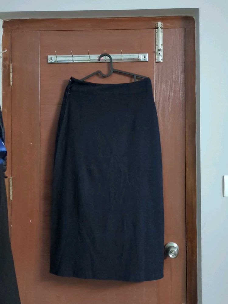 Classic Navy Blue Skirt