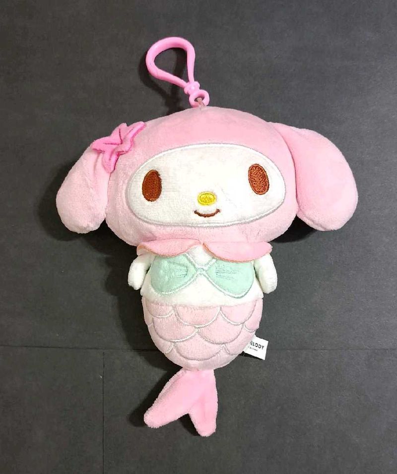 Sanrio My Melody mermaid plush bag charm