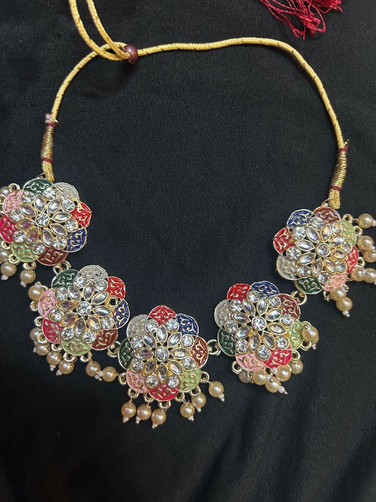 Colorful Floral Necklace