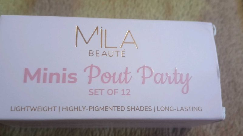 MILA BEAUTE Minis Pout Party Lipstick