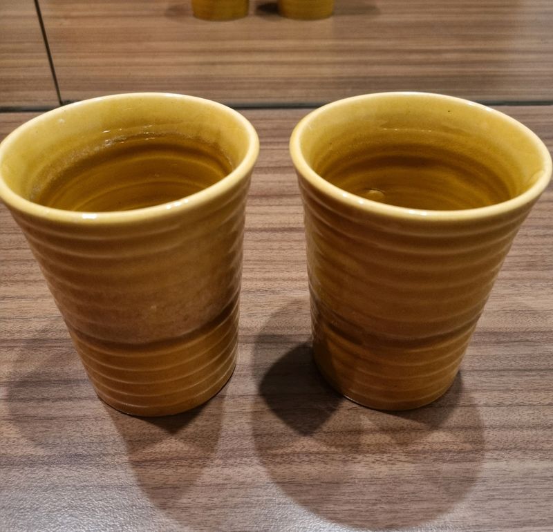Set Ceramic Cups 250ml PAIR EXCLUSIVELANE