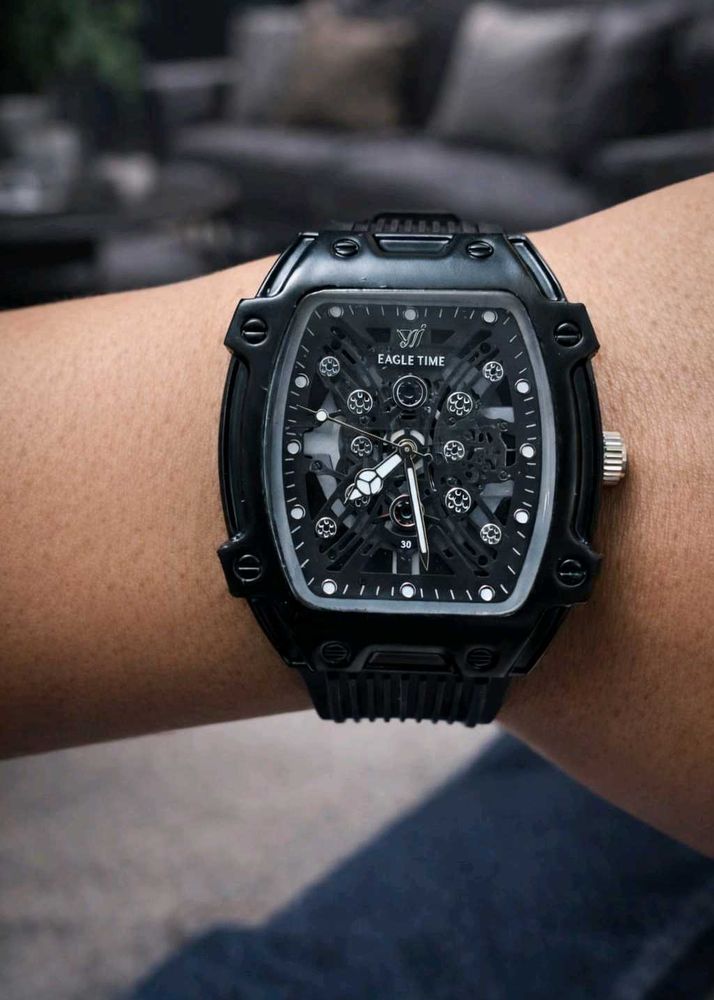 Eagle Time Skeleton Watch