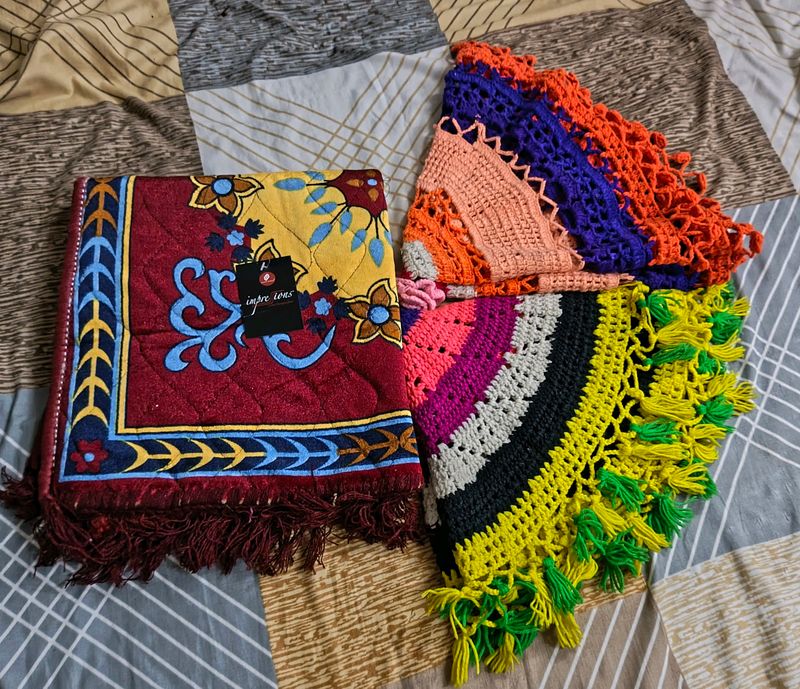 Prayer And Woollen Table Mats