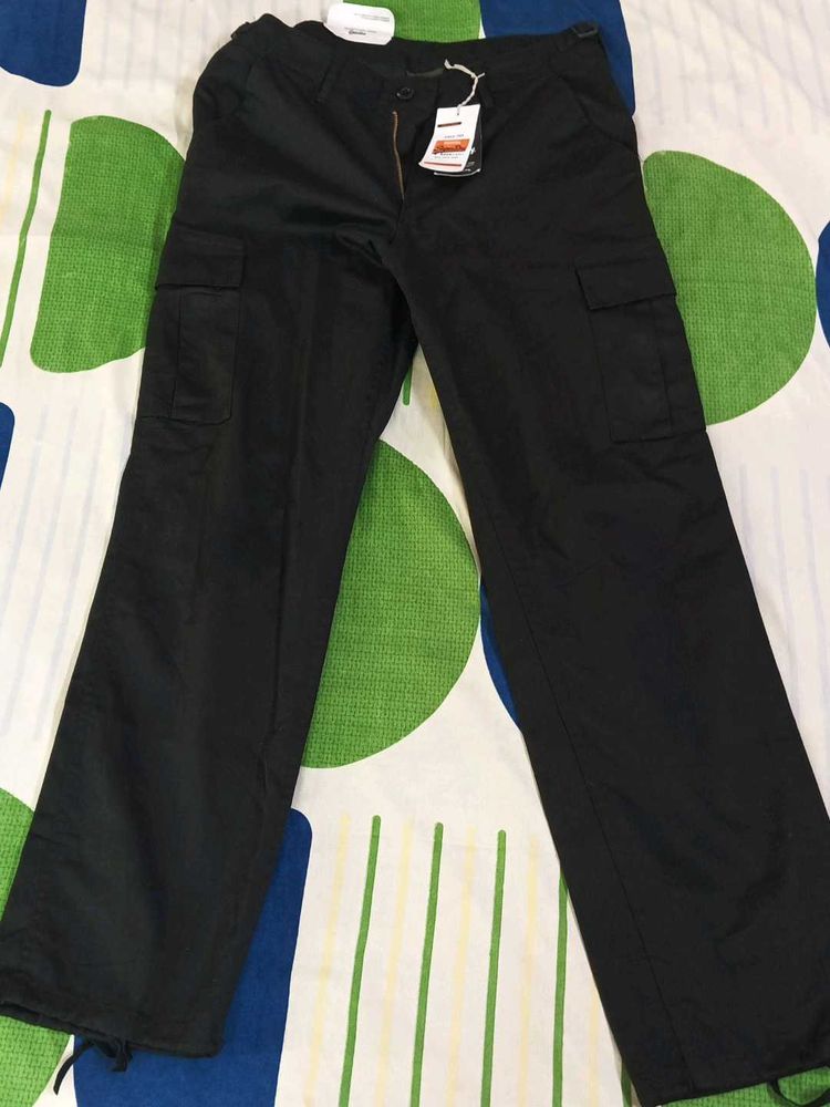 Black Cargo Pants - New with Tags