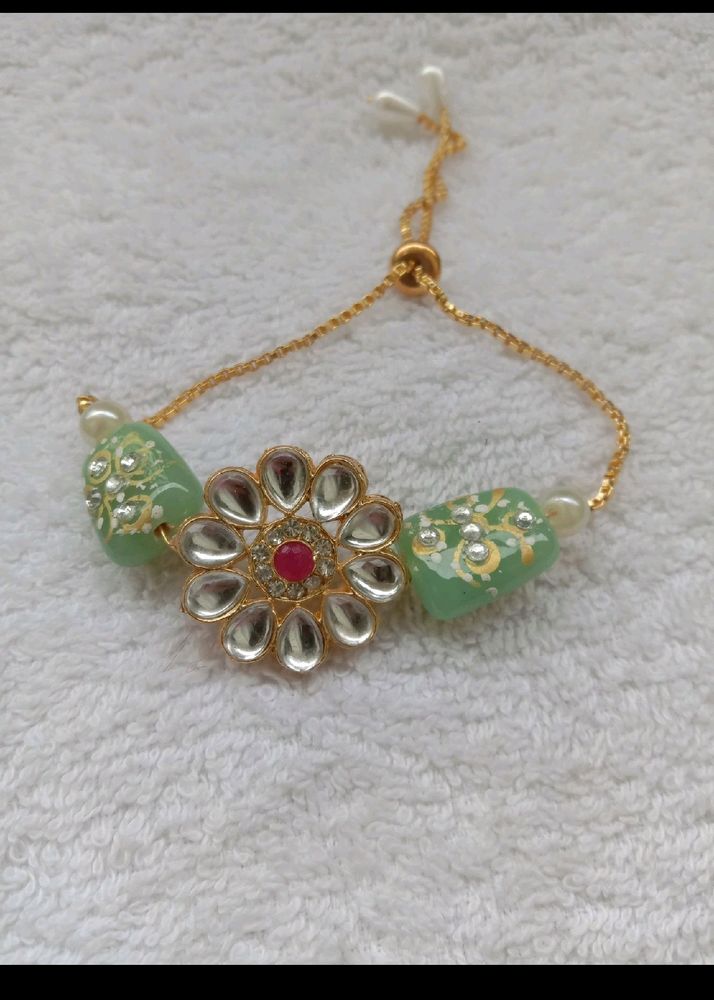 Bracelet and Minakari Bangle