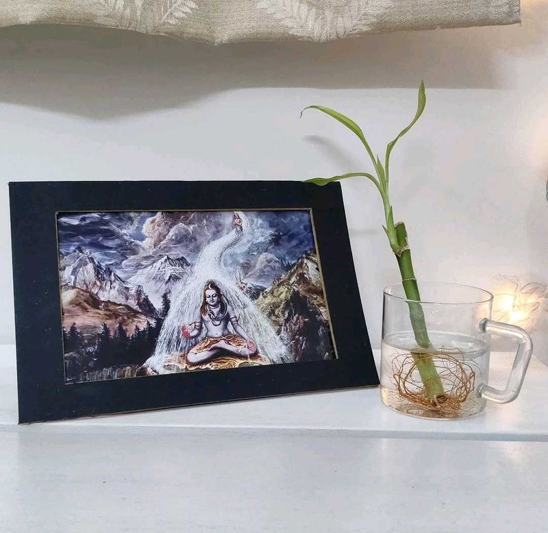 Eco-friendly framed Lord Shiva