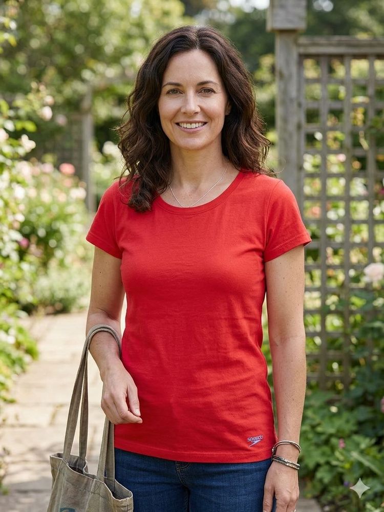 Red Casual T-Shirt
